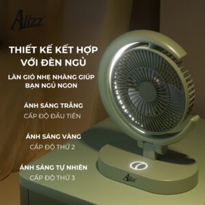 Quạt gấp để bàn không dây ALIZZ