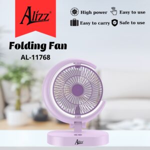 Quạt gấp để bàn không dây ALIZZ