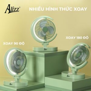 Quạt gấp để bàn không dây ALIZZ